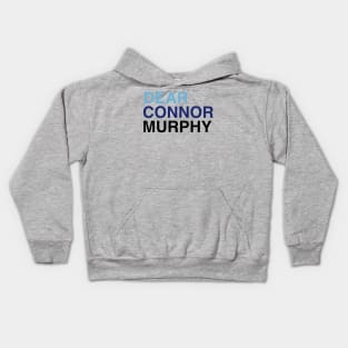 DEAR CONNOR MURPHY logo font print Kids Hoodie